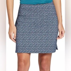 Walter Hagen Women’s XL Performance 11 Floral Patterned Skort - Blue and Pink
